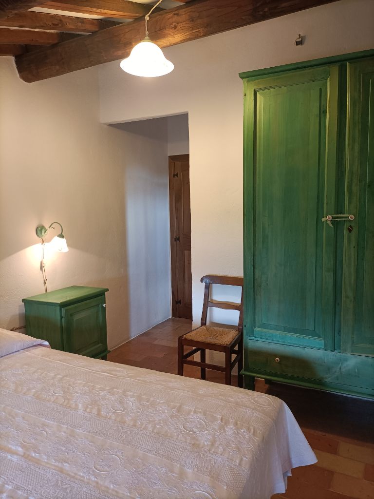 Dettaglio di camera a Casa Mameli